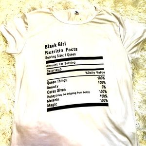 White T-shirt size large